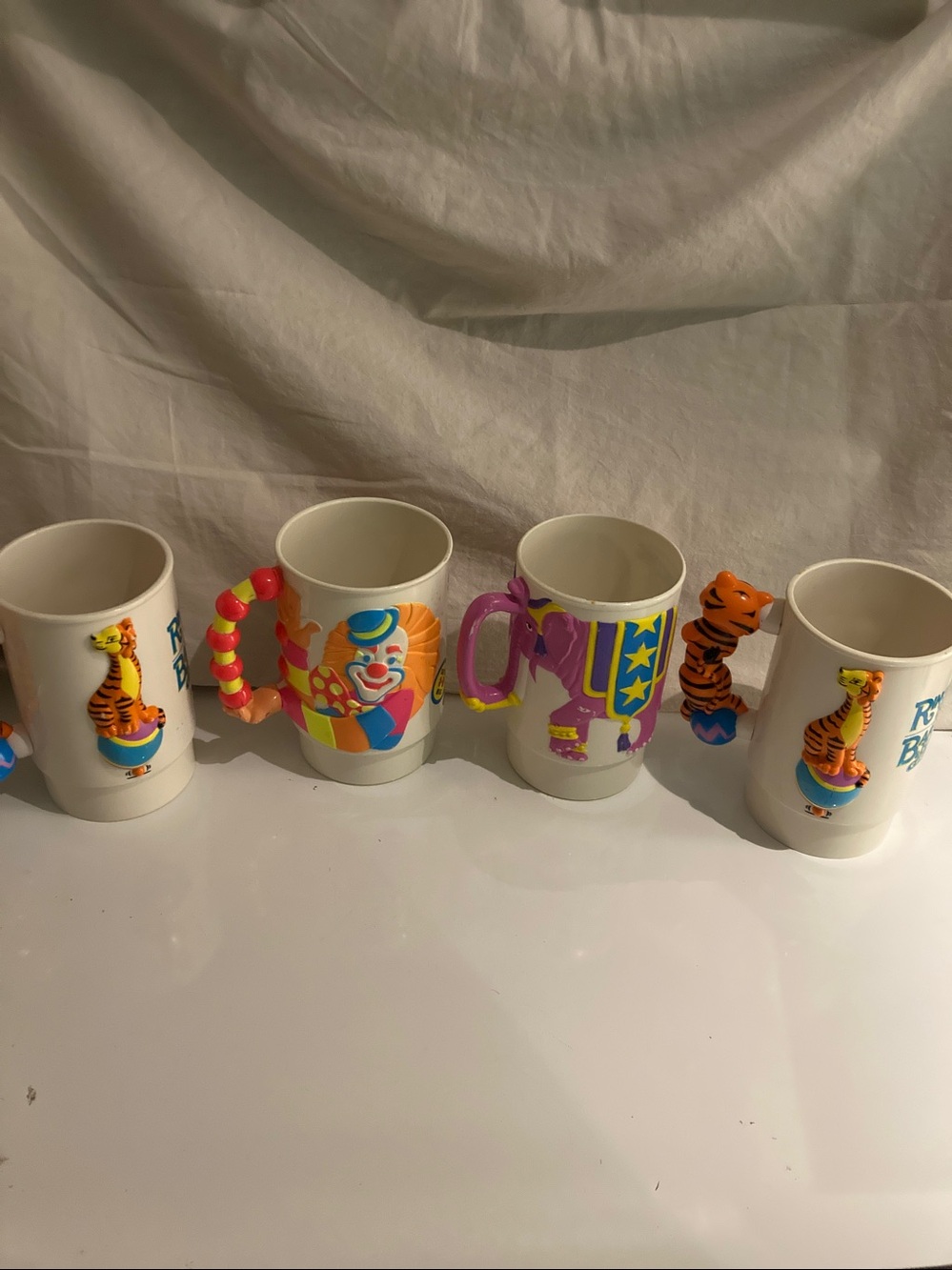 Vintage Ringling Bros & Barnum & Bailey Circus mugs